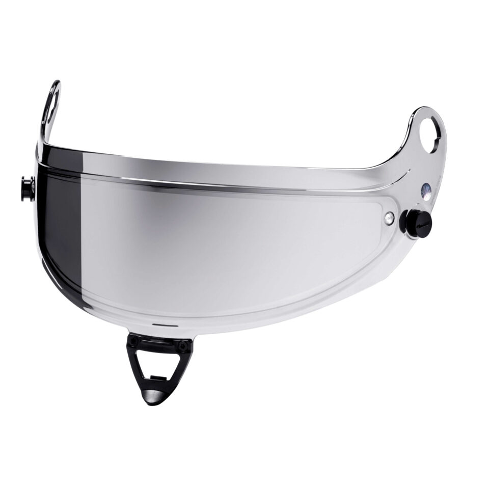 VISEIRA DE FUMO LUZ DUPLA PRATEADO SCHUBERTH SP1 CARBON