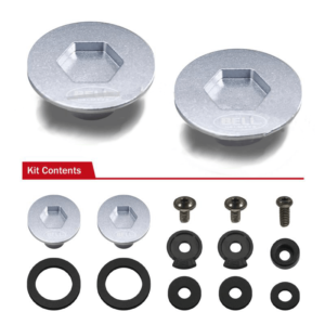 KIT DE MONTAGEM DO VISOR DE SINO KC7-RS7 PRATA BELL