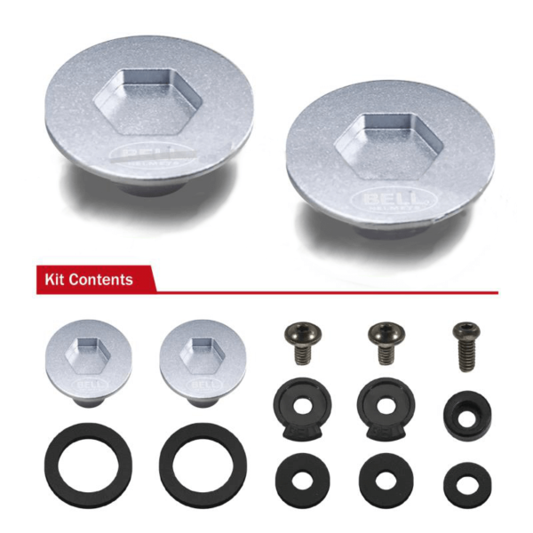 KIT DE MONTAGEM DO VISOR DE SINO KC7-RS7 PRATA BELL