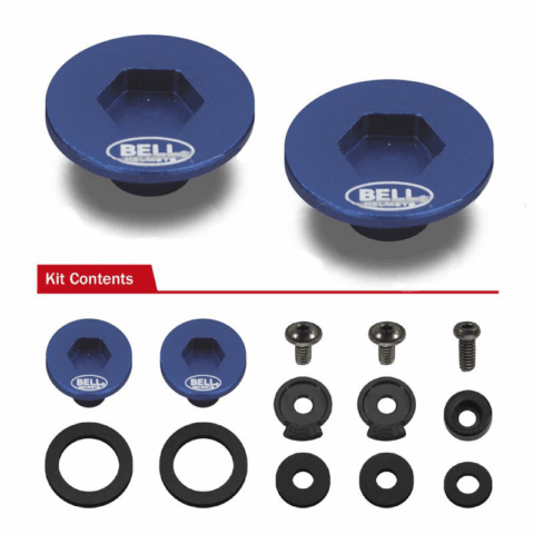 KIT DE MONTAGEM DO VISOR DE SINO KC7-RS7 AZUL BELL