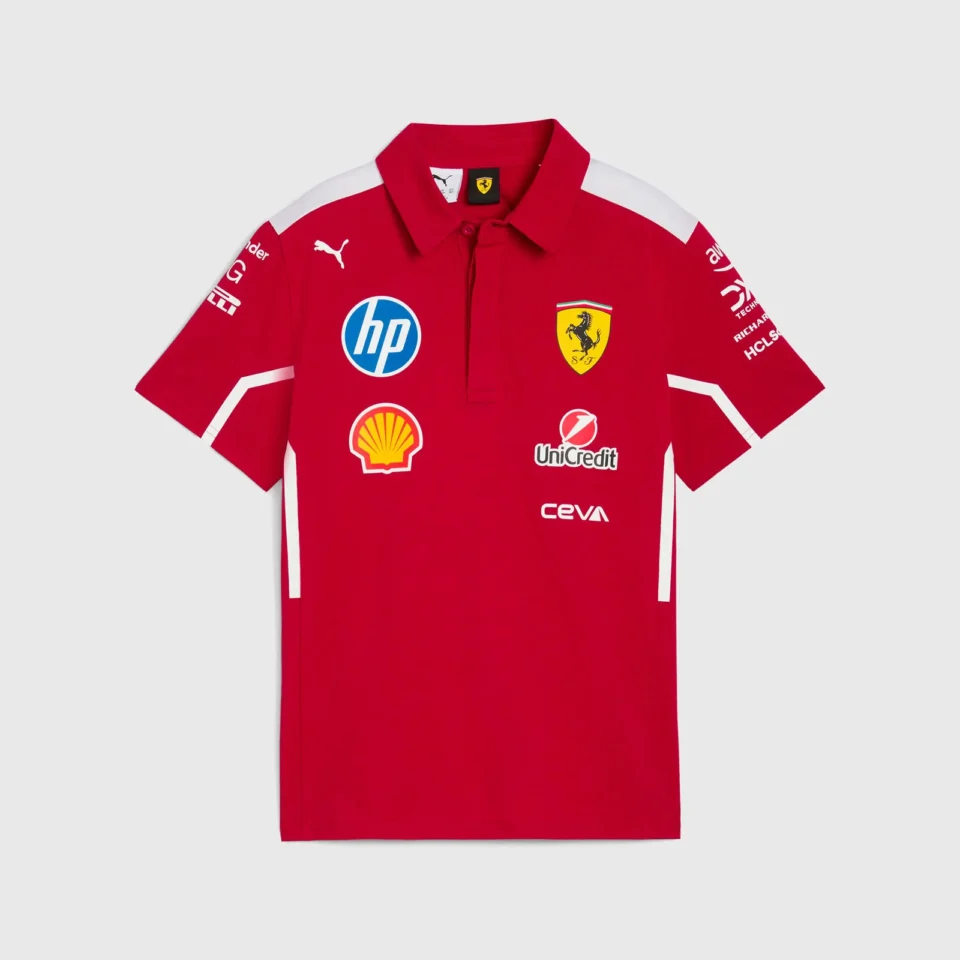 SCUDERIA FERRARI F1 PUMA 2025 POLO EQUIPA