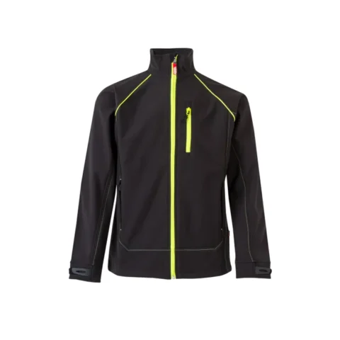 CASACO SOFTSHELL BICOLOR FLUORESCENTE