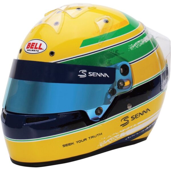 Capacete BELL KC7 Edição CMR Ayrton Senna