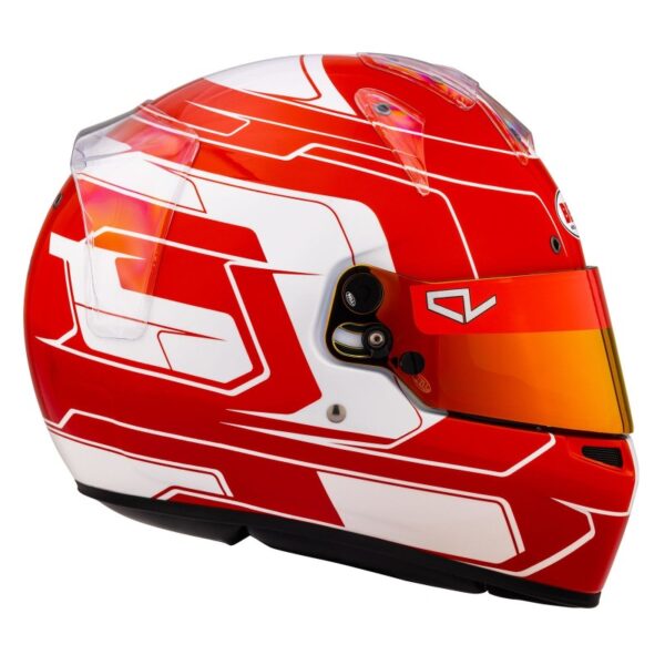Capacete BELL KC7 CMR Edição Charles Leclerc - Image 2