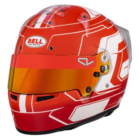 Capacete BELL KC7 CMR Edição Charles Leclerc