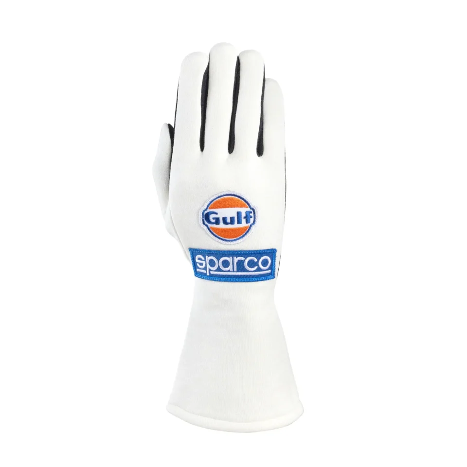 LUVAS SPARCO-GULF LAND GLOVES (FIA APPROVED)