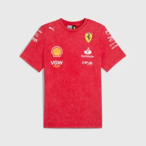 SCUDERIA FERRARI F1 T-SHIRT DESERT SUN EQUIPA