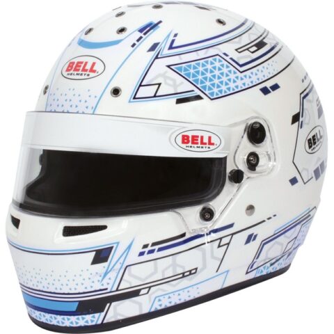 Capacete Bell RS7-K STAMINA branco/azul K2020