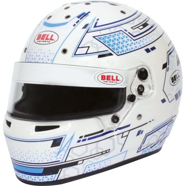 Capacete Bell RS7-K STAMINA branco/azul K2020