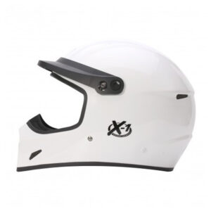 Capacete Bell X-1 branco ( Hans ) FIA 8859-2015