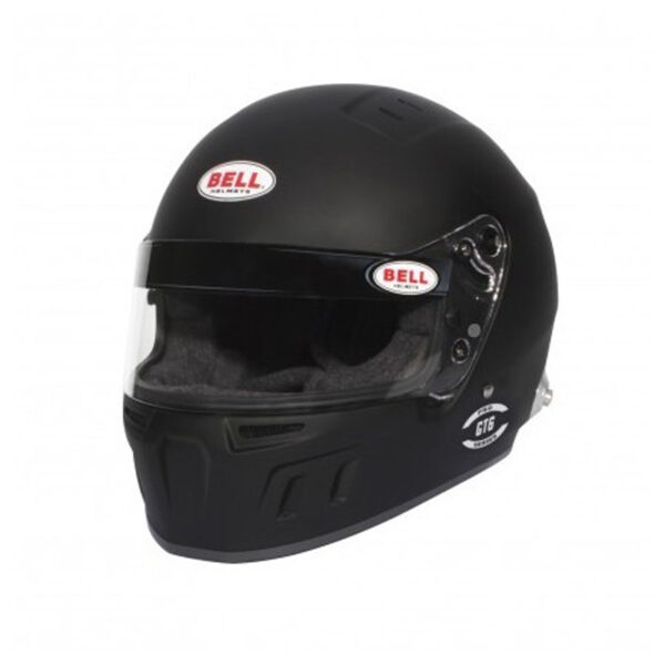 Capacete GT6 preto mate ( Hans ) FIA 8859/SA2020 Bell