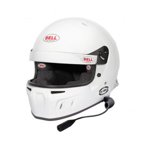 Capacete GT6 RALLY branco ( Hans ) FIA 8859/SA2020 Bell
