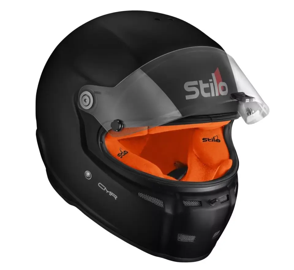 Capacete Stilo ST5FN CMR Preto - Interior Laranja