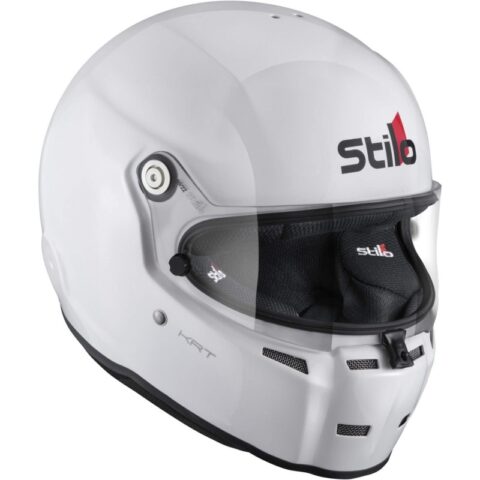 Capacete Stilo ST5FN KRT Branco - Interior Preto